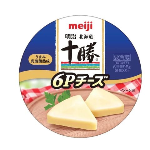 Phô mai 6 phần Hokkaido-Tokachi hiệu Meiji Hộp 96g