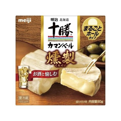 Phô mai Camembert Hokkaido-Tokachi hun khói hiệu Meiji Hộp 90g
