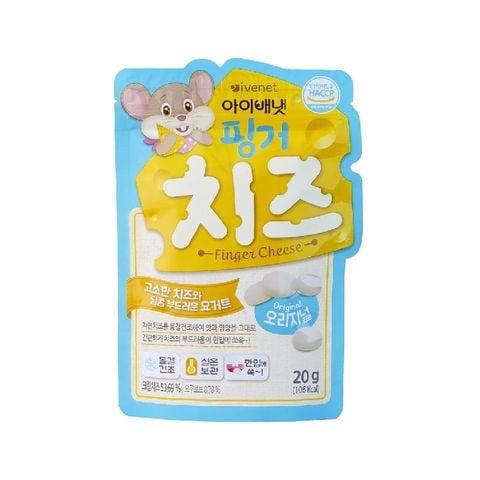 Phô mai sấy IVENET vị truyền thống 20g