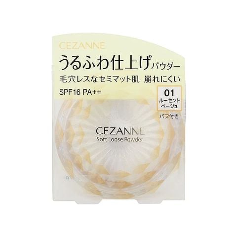 Phấn phủ Cezanne Dạng Bột Siêu Mịn Soft Loose Powder #01