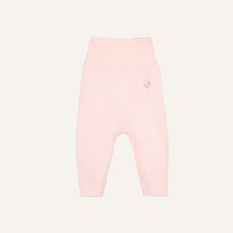 Quần chống lạnh bụng trẻ sơ sinh Bu Baby Molist - Hồng 493