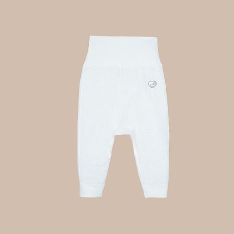 Quần chống lạnh bụng trẻ sơ sinh Bu Baby Molist - Trắng 493