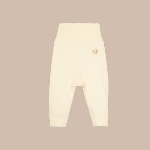 Quần chống lạnh bụng trẻ sơ sinh Bu Baby Molist - Vàng kem 493