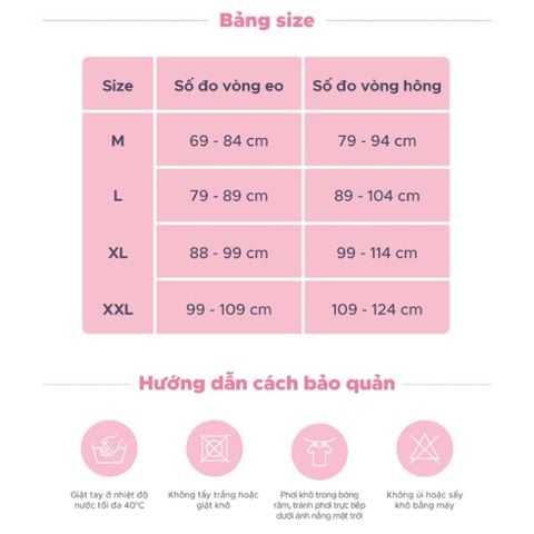 Quần lót bầu Shapee iNVI - Blush