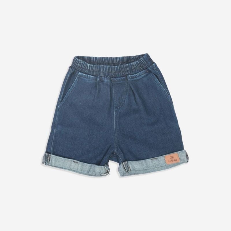 QUẦN SHORT BU BABY DENIM - XANH NHẠT