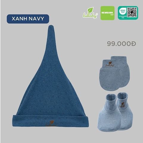 Set phụ kiện Lullaby NHC381N - Xanh navy/ghi