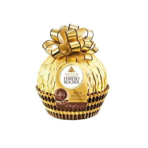 Socola Ferrero Grand Rocher hình quả cầu 125g