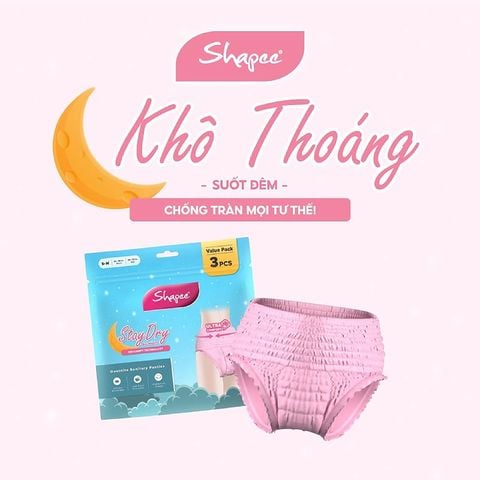 Tã quần cho mẹ sau sinh Shapee (set 3 cái)