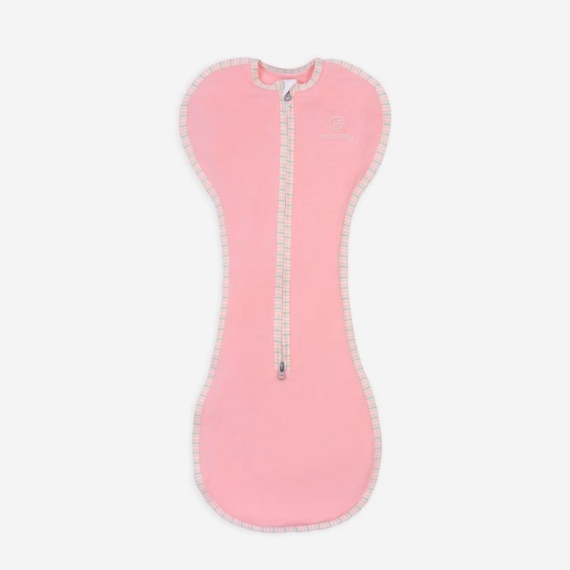 TÚI NGỦ KHÓA GIỮA BU BABY BAMBUS HỒNG