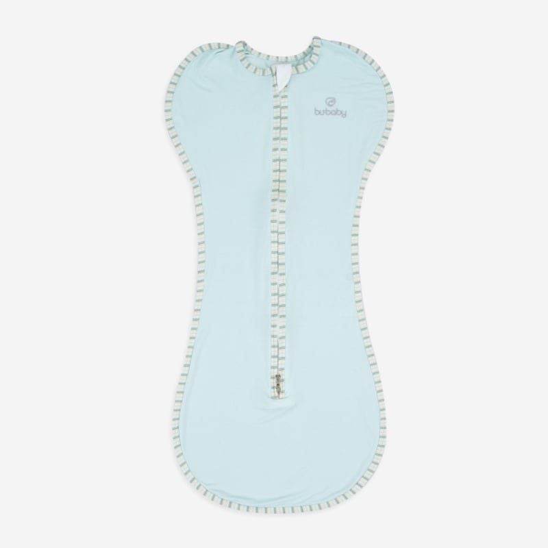 TÚI NGỦ KHÓA GIỮA BU BABY BAMBUS XANH BẠC HÀ