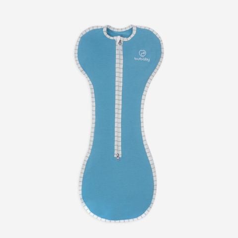 Túi ngủ khóa giữa Bu Baby Bambus Xanh đậm