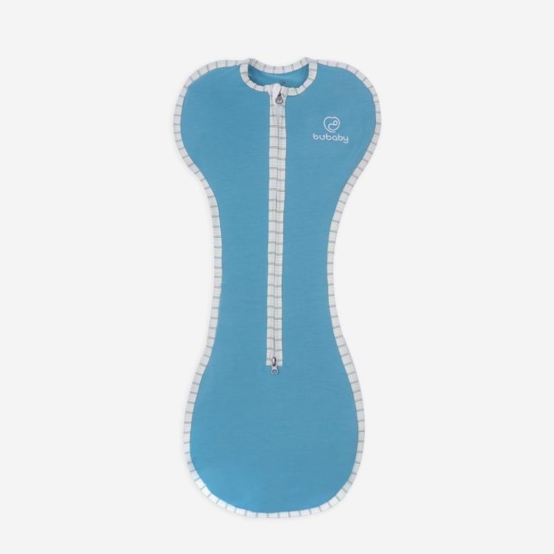 TÚI NGỦ KHÓA GIỮA BU BABY BAMBUS XANH ĐẬM