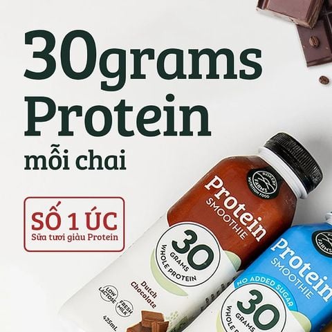 Thức Uống Smoothie Protein Hương Vị Bánh Xốp Vani Rokeby Farms 425ml