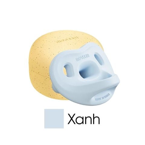 Ty ngậm 100% silicon cao cấp Moyuum size 1-3M - màu xanh blue