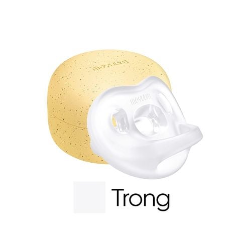 Ty Ngậm 100% Silicon Cao Cấp Moyuum Size 1 - Màu Trong ( 1-3 Tháng)