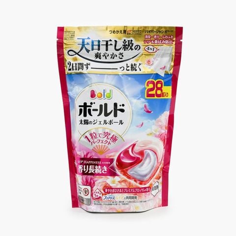 Viên giặt 4D màu hồng P&G 28 viên/túi