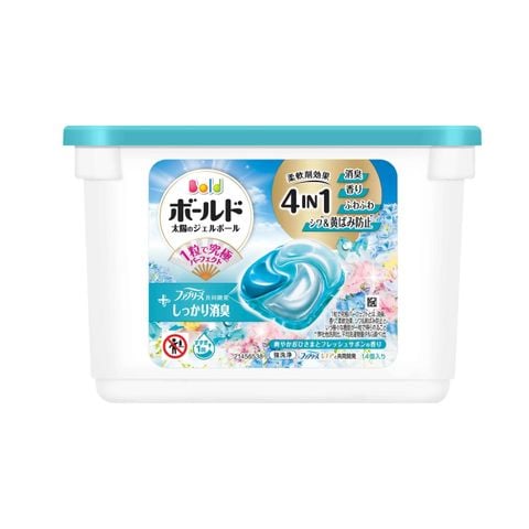 Viên giặt hộp 4D P&G màu xanh 14 viên/ hộp