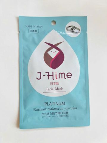 Mặt nạ dưỡng trắng và làm mờ vết nhăn tinh chất Platinum J-Hime