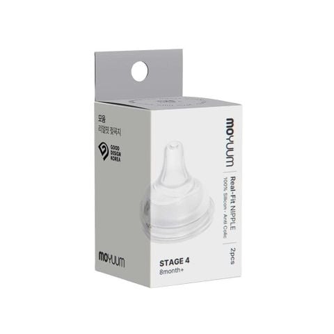 Núm bình sữa Moyuum Real-Fit Nipple Level 4