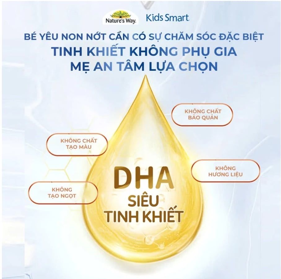 Nature’s Way DHA Drop Kid Smart – DHA tinh khiết cao cho bé | Bảo Đại Đường
