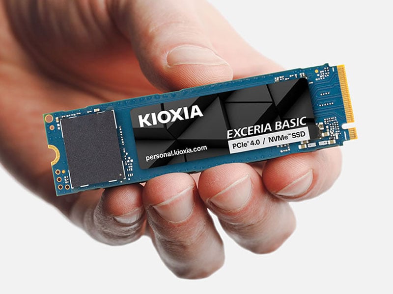 Ảnh minh họa Ổ cứng SSD Kioxia Exceria Basic 2TB NVMe 4x4 R7300 W6800 (LSF10Z002TG8) 2