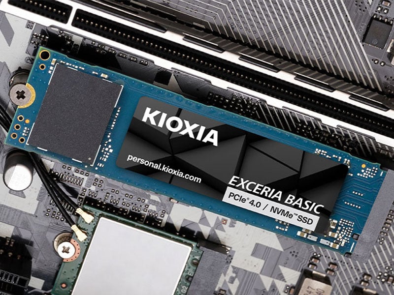 Ảnh minh họa Ổ cứng SSD Kioxia Exceria Basic 2TB NVMe 4x4 R7300 W6800 (LSF10Z002TG8) 3