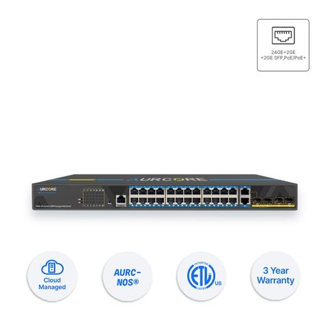Thiết bị Switch doanh nghiệp Aurcore AES2002P 24 x GE