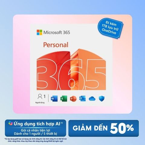 Microsoft 365 Personal 12 Tháng 1TB Chính Hãng Giá Tốt