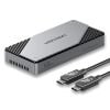 Vention USB 4.0 M.2 NVMe SSD Enclosure Gray Aluminum Alloy Type