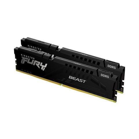 RAM Desktop Kingston Fury Beast Black XMP 64GB (2x32GB) DDR5