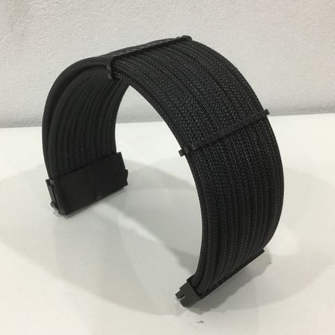 Dây Nguồn Nối Dài 24-Pin Black Hotgear | Lõi Đồng 18AWG | Thẩm Mỹ PC