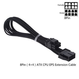 Dây Nguồn Nối Dài PCIE 8-Pin Black Hotgear | Lõi Đồng 18AWG Chịu Tải Cao
