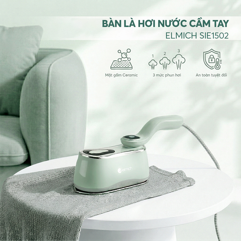 Bàn là hơi nước cầm tay Elmich SIE-1502 (1500W)