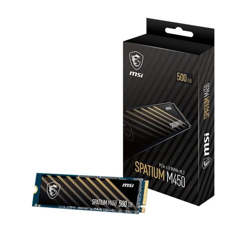 Ổ CỨNG SSD MSI SPATIUM M450 500GB NVME M.2 2280 PCIE GEN 4 X 4