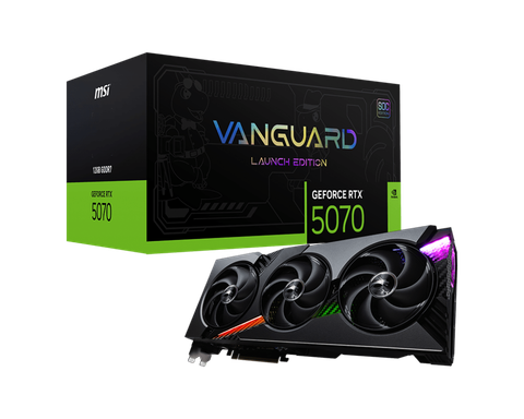 Card màn hình MSI GeForce RTX 5070 12G VANGUARD SOC LAUNCH EDITION