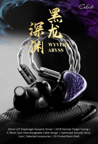 Tai nghe IEM Celest Wyverm Black
