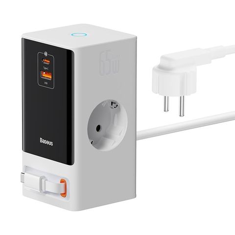 Bộ Sạc Nhanh Tích Hợp Dây Nguồn Nối Dài Baseus PowerCombo Digital PowerStrip