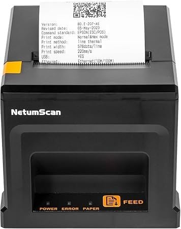 NetumScan 8360: Máy in hóa đơn 80mm tốc độ 300mm/s siêu tốc