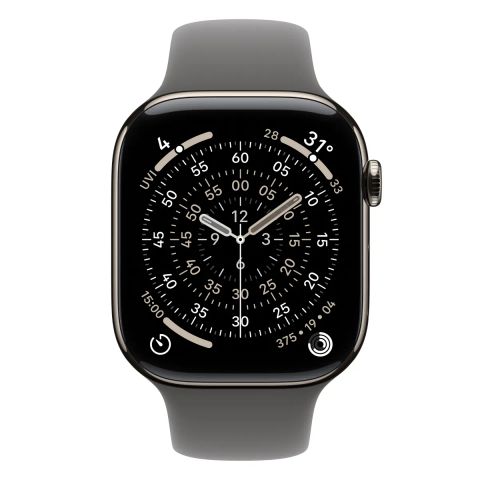 Apple Watch Series 11 42mm (5G) Viền Titan Dây Cao Su Size S/M | Chính hãng Apple Việt Nam