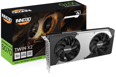 Card màn hình INNO3D GeForce RTX 5070 TWIN X2 12GB GDDR7
