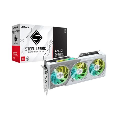 Card màn hình ASRock AMD Radeon RX 9060 XT Steel Legend 8GB OC