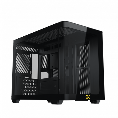 Vỏ Case XIGMATEK ALPHA - PANO M BLACK ( MATX, Màu Đen, Case Bể Cá)