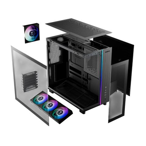 Vỏ Case Gamdias ATLAS M4 - 4 FAN ARGB