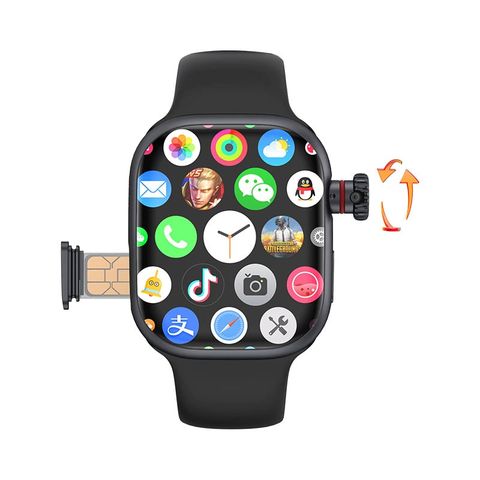 NJYUAN CD99 4G / 5G Android Smart Watch Black – 2.06″ AMOLED & GPS