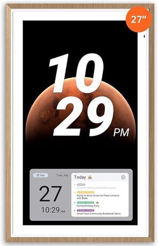 ApoloSign 27 Inch Teak: Lịch Số Dual-Mode & Trợ Lý Gemini AI