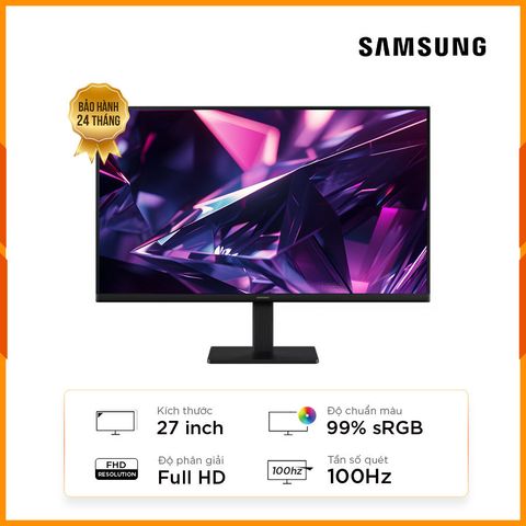 Màn Hình 27 Inch Samsung Essential S3 S30GD LS27D300GAEXXV (27 inch / IPS / FHD / 5ms / 100Hz)