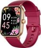 Đồng Hồ Thông Minh Nữ Fitpolo 1.8 Inch Màu Đỏ (Màn Hình Cảm Ứng Ultra-HD, Gọi Điện Bluetooth, Tích Hợp Trợ Lý Ảo Alexa, Đo Nhịp Tim & SpO2 24/7, Theo Dõi Giấc Ngủ & Đếm Bước Chân, Chống Nước IP68, Tương Thích Android & iPhone)