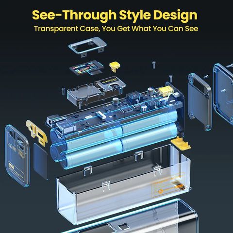 Review SHARGE STORM 2: Sạc dự phòng trong suốt 100W đẳng cấp nhất