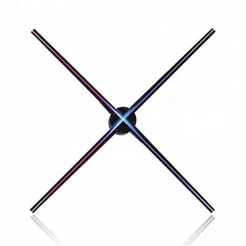 Quạt đèn LED 3D Hologram, quạt ba chiều Aturos Z3H có có Cloud và Holowall, 65cm, độ phân giải 1600x960dpi, full HD 960 pcs LED