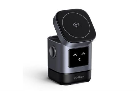 Đế sạc không dây 2 in 1 Qi2 15W Magnetic Ugreen W709 45775 kèm Cáp Type C - Type C